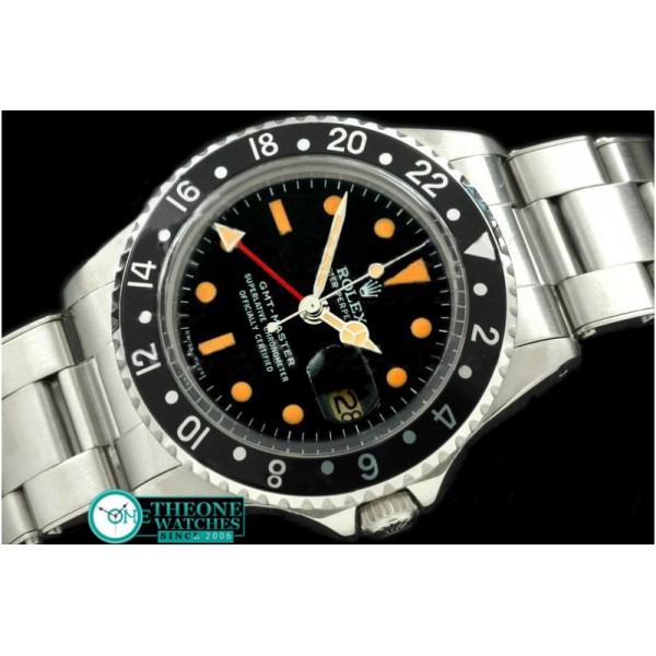 Rolex - V-GMT 1675 SS/Oys Black A2836