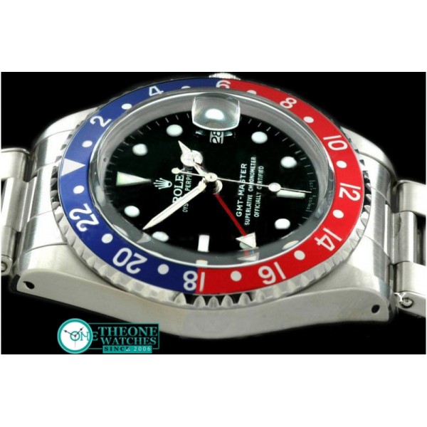 Rolex - V-GMT 1675 SS/Oys Blue/Red A2836