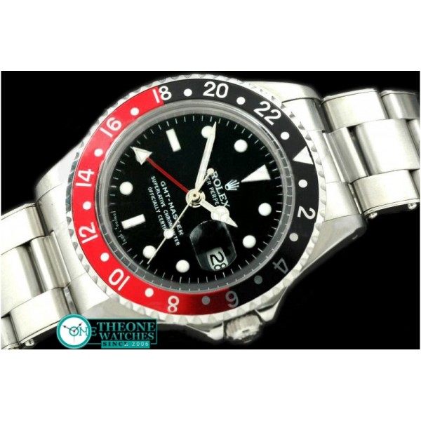 Rolex - V-GMT 1675 SS/Oys Black/Red A2836