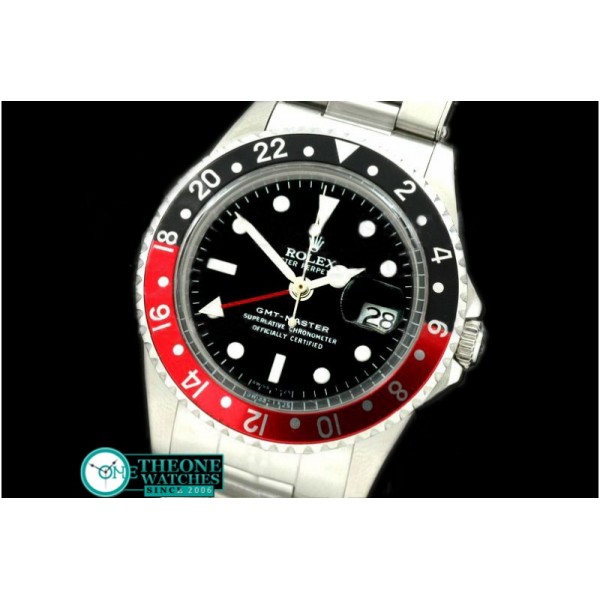 Rolex - V-GMT 1675 SS/Oys Black/Red A2836