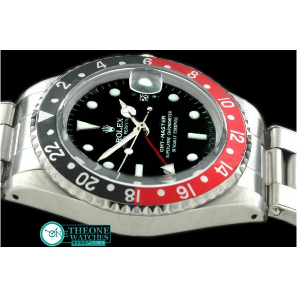 Rolex - V-GMT 1675 SS/Oys Black/Red A2836