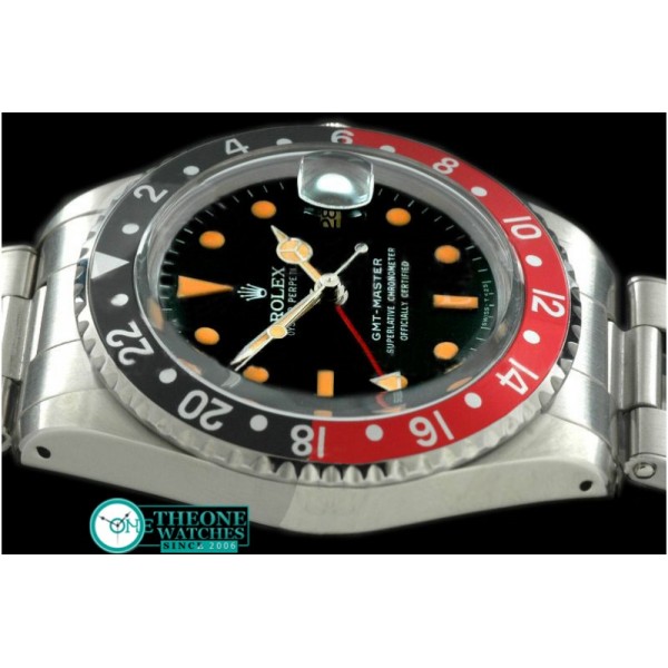 Rolex - V-GMT 1675 SS/Oys Black/Red A2836