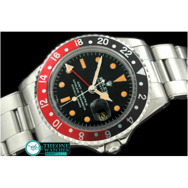 Rolex - V-GMT 1675 SS/Oys Black/Red A2836