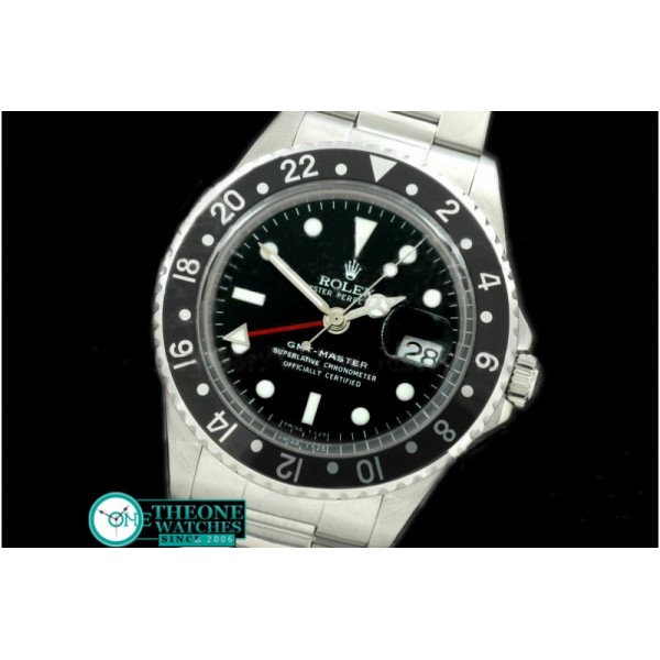 Rolex - V-GMT 1675 SS/OysF Black A2836