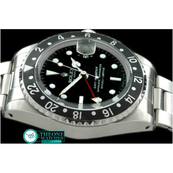 Rolex - V-GMT 1675 SS/OysF Black A2836