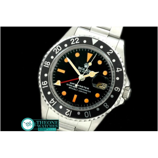 Rolex - V-GMT 1675 SS/OysF Black A2836