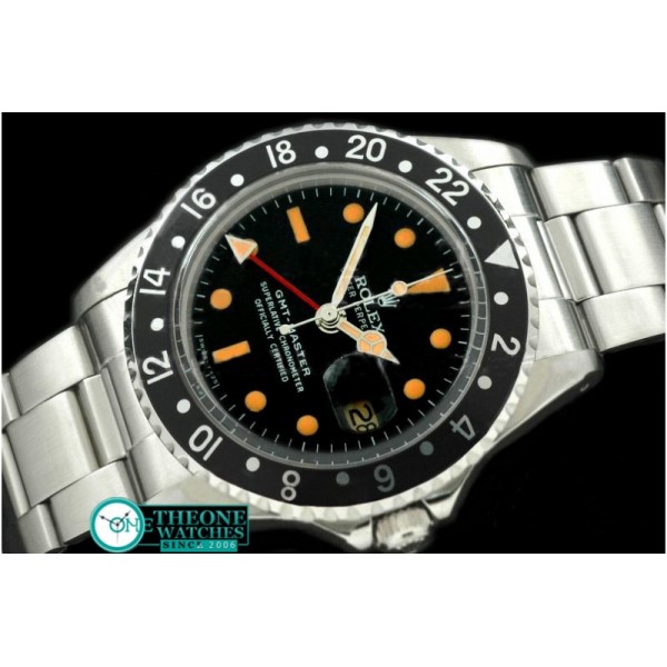 Rolex - V-GMT 1675 SS/OysF Black A2836