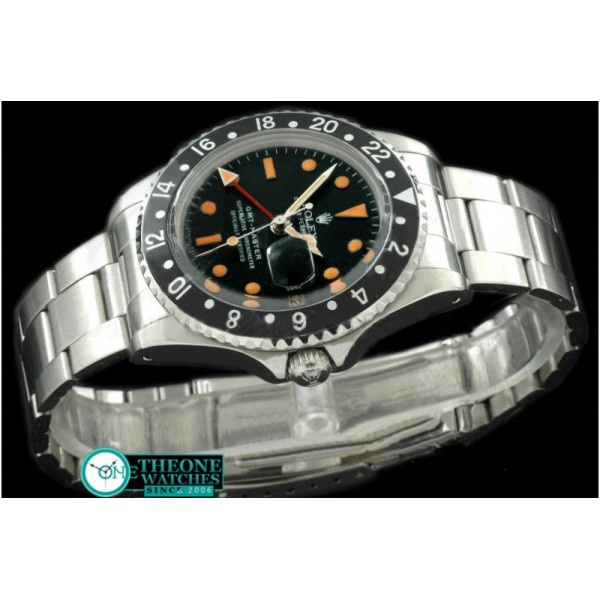 Rolex - V-GMT 1675 SS/OysF Black A2836