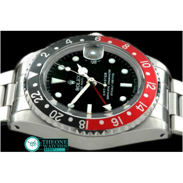 Rolex - V-GMT 1675 SS/OysF Black/Red A2836