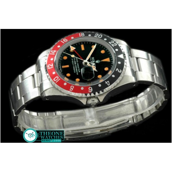 Rolex - V-GMT 1675 SS/OysF Black/Red A2836