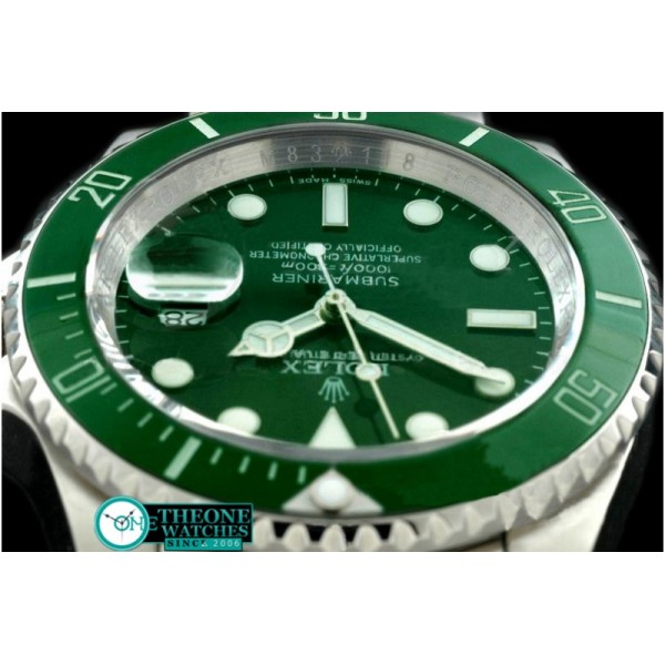 Rolex - SS Green Submariner Asian 2813 21J