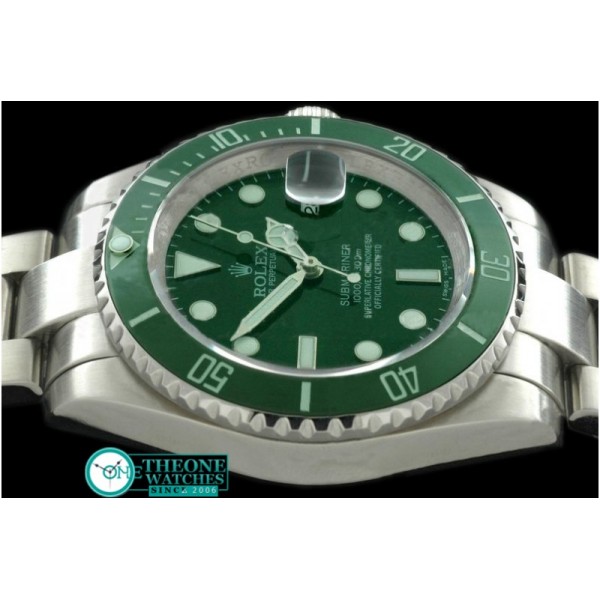 Rolex - SS Green Submariner Asian 2813 21J