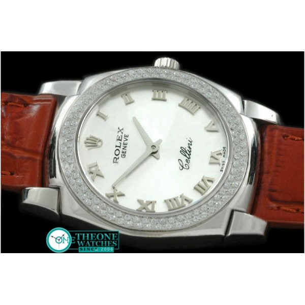 Rolex - Cellini SS/LE White Num Swiss Quartz