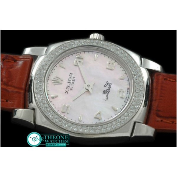 Rolex - Cellini SS/LE MOP Pink Num Swiss Quartz