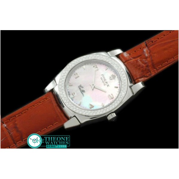 Rolex - Cellini SS/LE MOP Pink Num Swiss Quartz