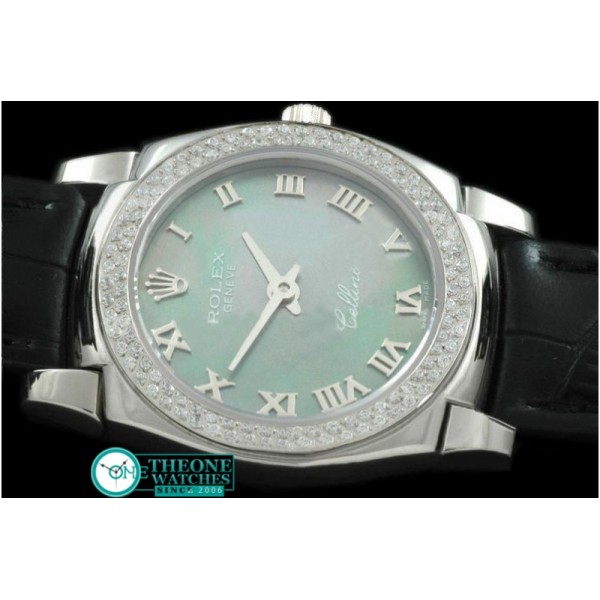 Rolex - Cellini SS/LE MOP Green Swiss Qtz