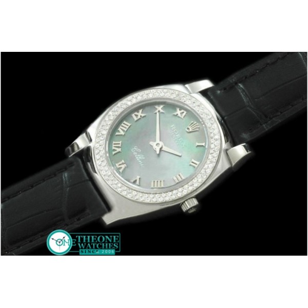 Rolex - Cellini SS/LE MOP Green Swiss Qtz