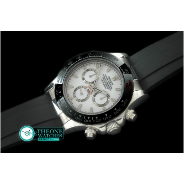 Rolex - Daytona 116506 SS/CER/RU White A-7750 Sec@6