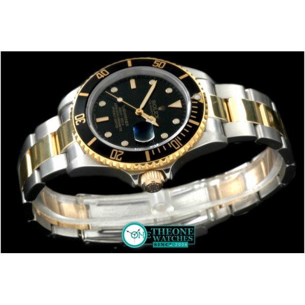 Rolex - 16613 Black SS/YG Sub Jap M-9015