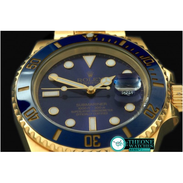 Rolex - 116619 Blue FG Sub Jap M-9015