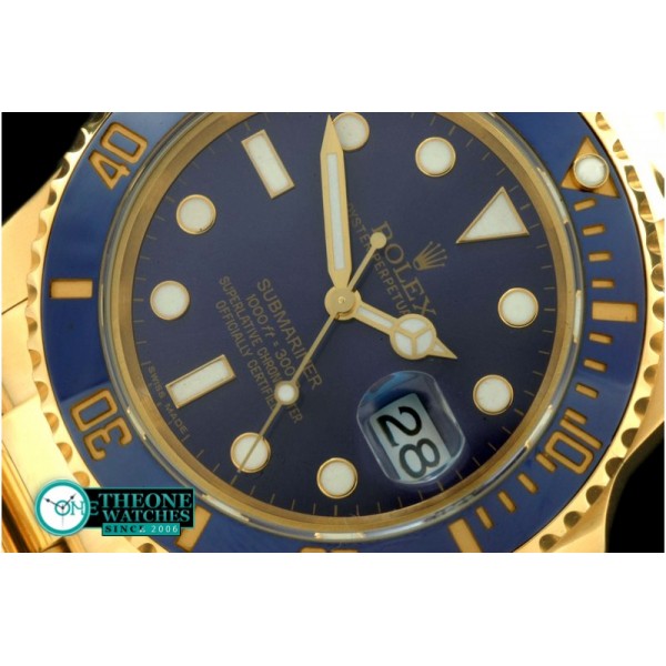 Rolex - 116619 Blue FG Sub Jap M-9015