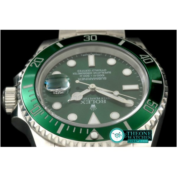 Rolex - 116610 Green SS Sub Jap M-9015