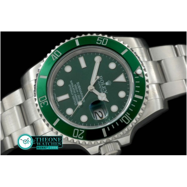 Rolex - 116610 Green SS Sub Jap M-9015