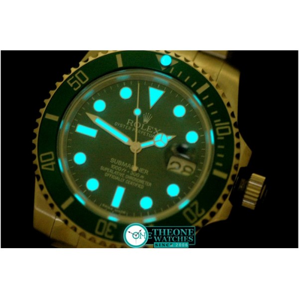 Rolex - 116610 Green SS Sub Jap M-9015