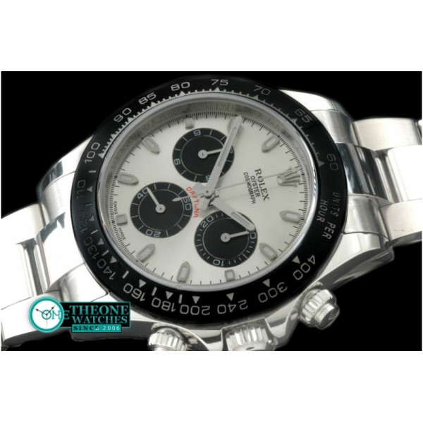 Rolex - Daytona 116506 SS/CER/SS White A-7750 Sec@6