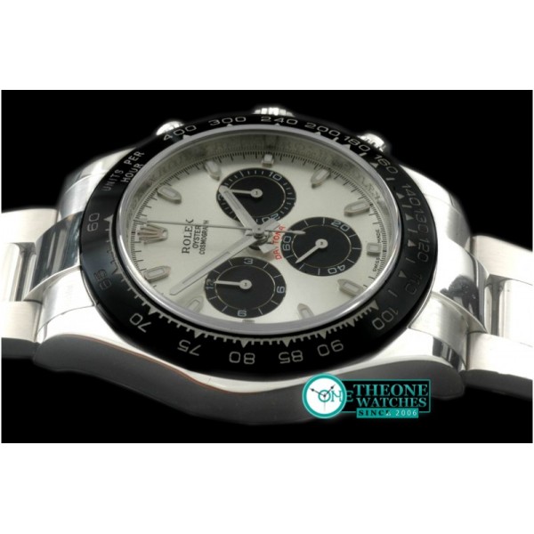 Rolex - Daytona 116506 SS/CER/SS White A-7750 Sec@6