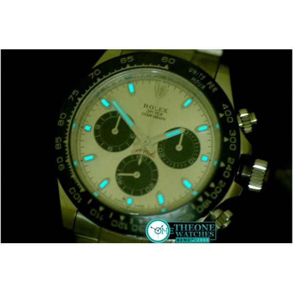 Rolex - Daytona 116506 SS/CER/SS White A-7750 Sec@6