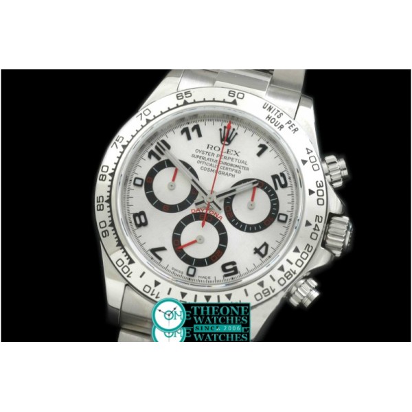 Rolex - Daytona 116506 SS/SS White Num A-7750 Sec@6