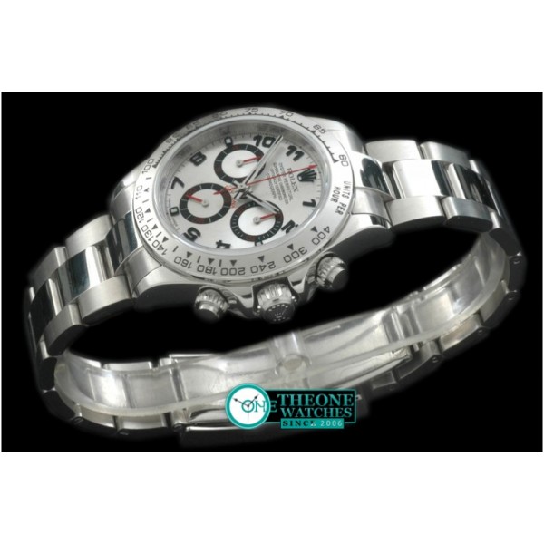 Rolex - Daytona 116506 SS/SS White Num A-7750 Sec@6