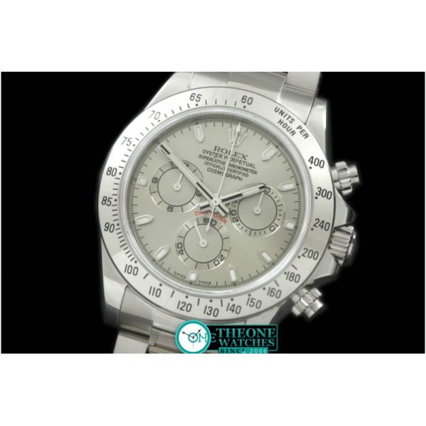 Rolex - Daytona 116506 SS/SS Grey Stk A-7750 Sec@6