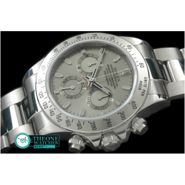 Rolex - Daytona 116506 SS/SS Grey Stk A-7750 Sec@6