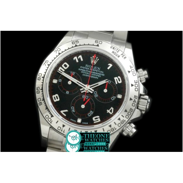 Rolex - Daytona 116506 SS/SS Black Num A-7750 Sec@6