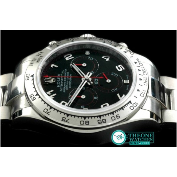 Rolex - Daytona 116506 SS/SS Black Num A-7750 Sec@6