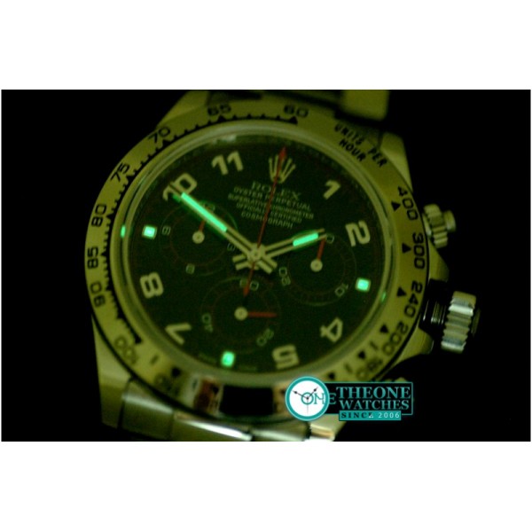 Rolex - Daytona 116506 SS/SS Black Num A-7750 Sec@6