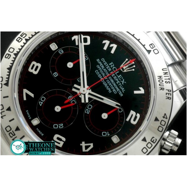 Rolex - Daytona 116506 SS/SS Black Num A-7750 Sec@6