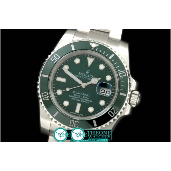 Rolex - 116610LV Green SS Sub A-2836