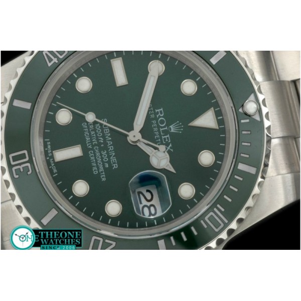 Rolex - 116610LV Green SS Sub A-2836