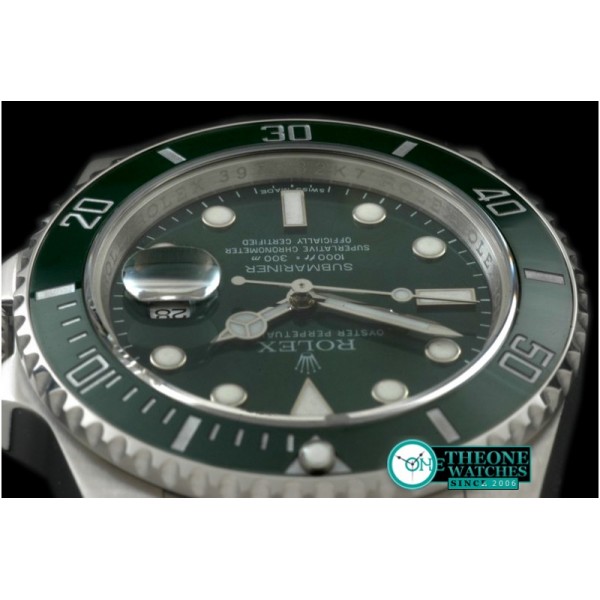 Rolex - 116610LV Green SS Sub A-2836