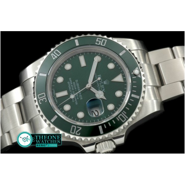 Rolex - 116610LV Green SS Sub A-2836