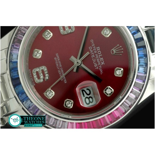 Rolex - Ruby Bez SS Brown/Diam Asian Eta 2824