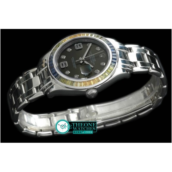 Rolex - Ruby Bez SS Black/Diam Asian Eta 2824