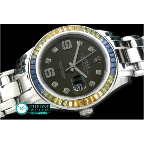 Rolex - Ruby Bez SS Black/Diam Asian Eta 2824