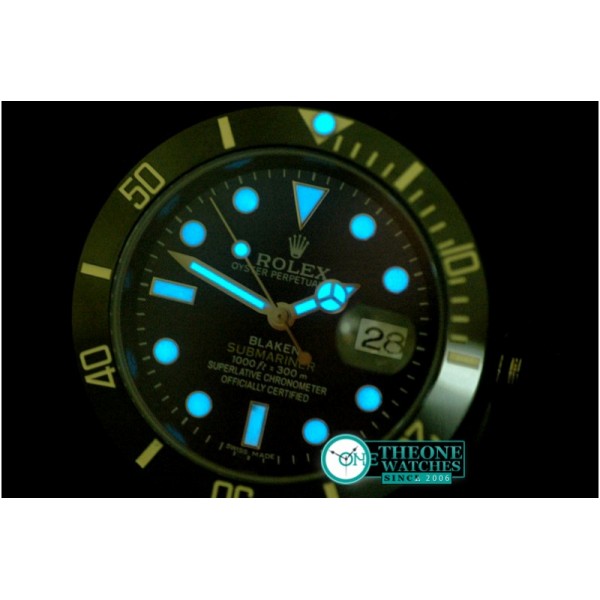 Rolex - 116610 Blaken PVD Sub A-2836