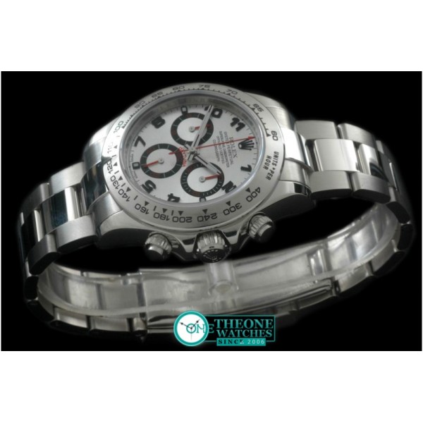 Rolex - Daytona 116506 Noob SS/SS White Num A-7750 Sec@6