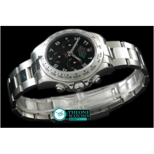 Rolex - Daytona 116506 Noob SS/SS Black Num A-7750 Sec@6