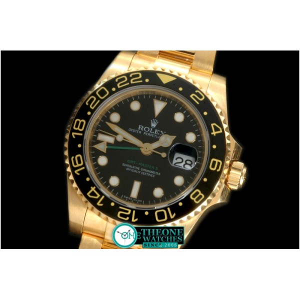 Rolex - YG/YG 2008 GMT Black Swiss 2836